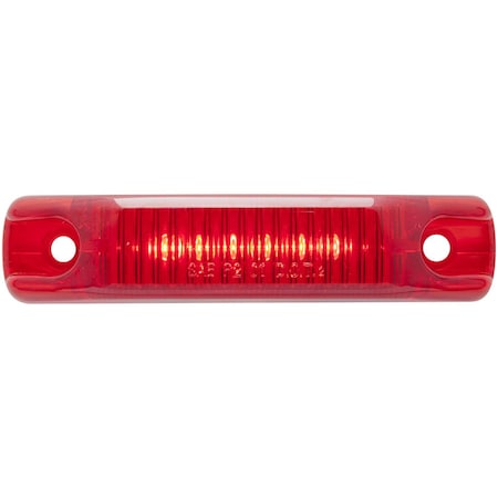 Optronics 6-Led Thinline Red Marker/Clearance Light MCL66RB